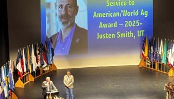 USU Extension Administrator Receives Service to American/World Agriculture Award