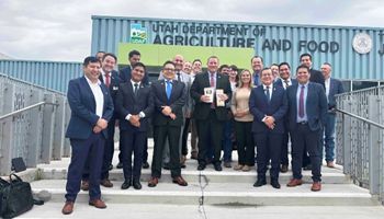 Utah Farm Bureau Visits with Peruvian Delegation at UDAF to Talk Mutually Beneficial Investment