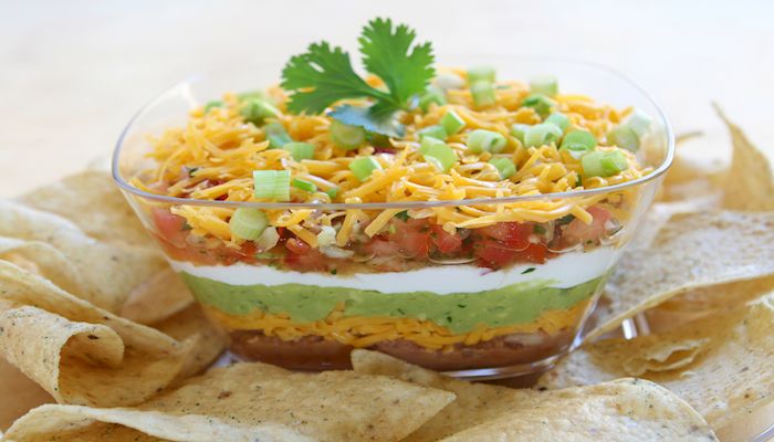 7-Layer Mexican Bean Dip