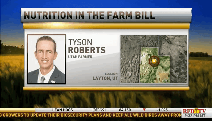 Farm Bill Perspectives, Part 2: Utah Farmer Talks about (Food and) Farm Bill
