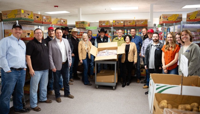 USU, Cache Food Pantries Receive Donations From Utah Department of Ag, Food & Utah Farm Bureau