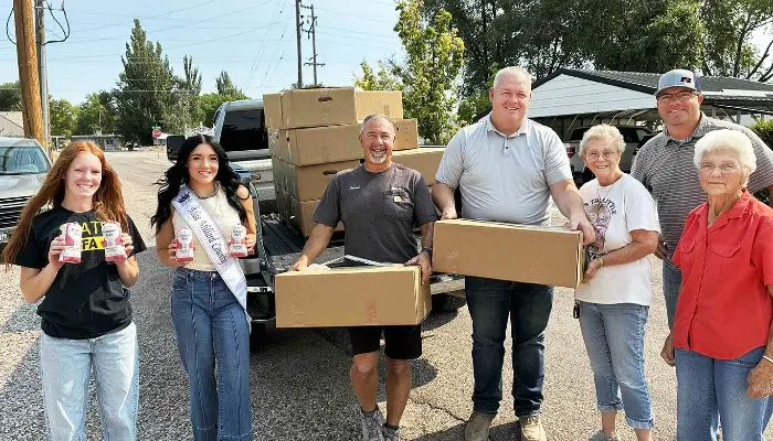 Millard County Farm Bureau & Miracle of Agriculture Foundation Make Meat Donations in Delta